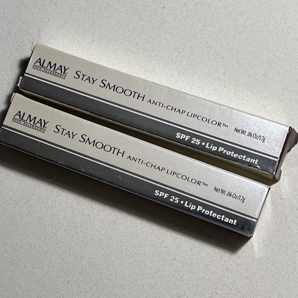 2x ALMAY Stay Smooth Anti-Chap Lipcolor with SPF 25 - Lip Protectant #37 PORT - Picture 6 of 7